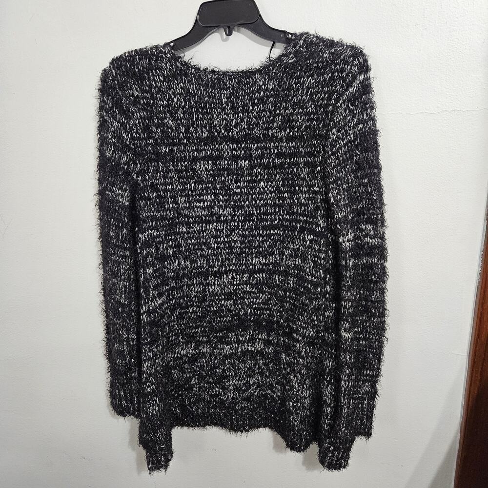 Open Front Fuzzy Cardigan Sweater. Front pickets. Size Large. - Picture 3 of 7